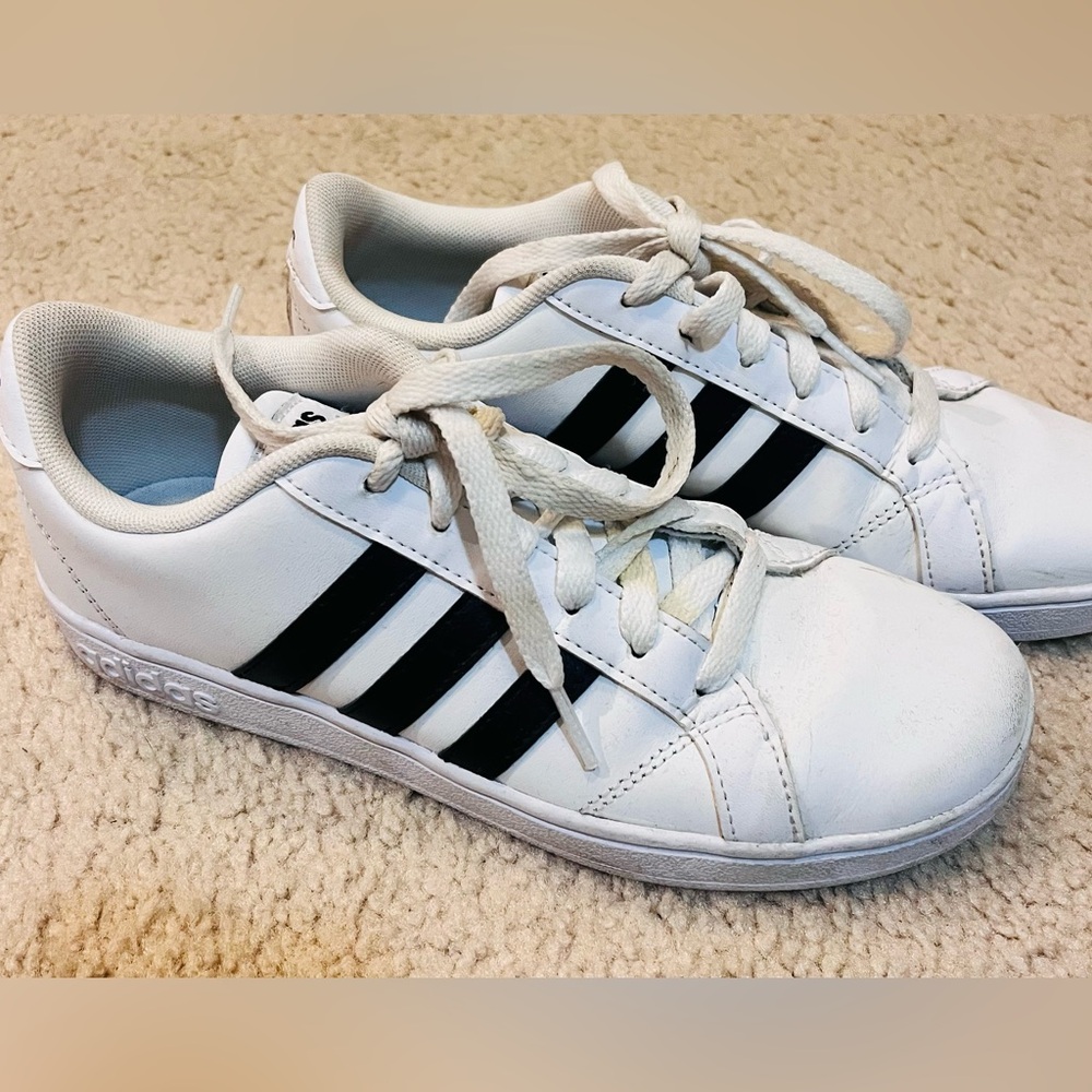 Adidas Grand Court Cloudform White & Black Trainers
